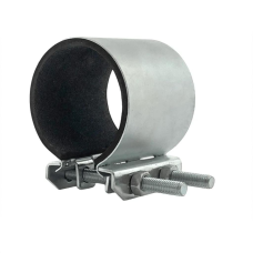 Хомут ремонтный односторонний трубный стальной оцинкованный Сансфера 50х40х70 мм