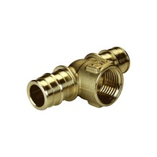 Тройник бронзовый для PE-X труб Дн 25-20-25 переходной RAUTITAN PLATINUM RX Rehau