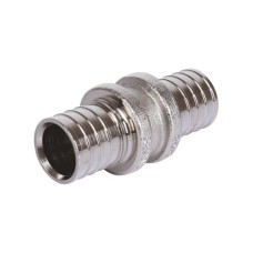 Муфта латунная для PE-X труб Дн 25 оцинкованная RAUTHERM S Rehau