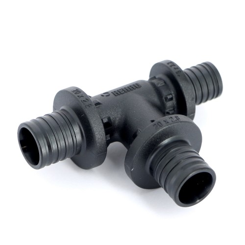 Тройник PPSU для PE-X труб Дн 16-25-16 переходной RAUTITAN PX Rehau в Уфе