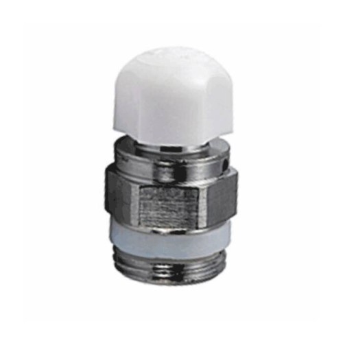 Кран Маевского ручной латунный Ду-15 (1/2") Ру-10 НР (НАР) с колпачком Giacomini R66A в Уфе