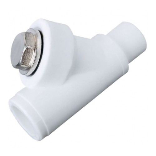 Фильтр PP-R сетчатый белый Дн 32 45гр внутренняя-наружная пайка RTP (РосТурПласт) в Уфе