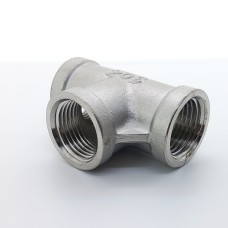 Тройник чугунный переходной оцинкованный ВР (ВН) 15 мм 1" ГОСТ 8949-75