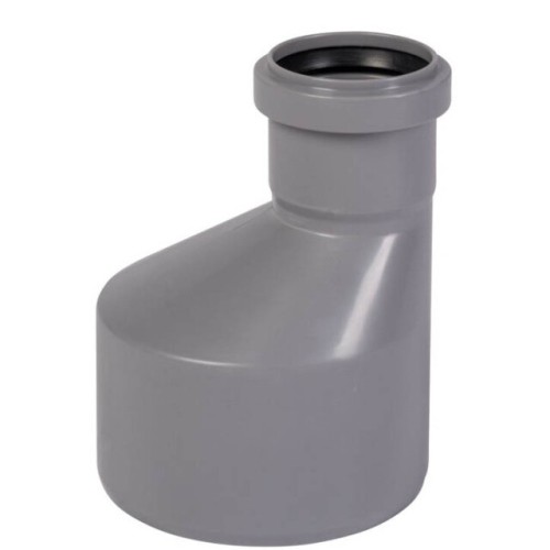 Переход канализационный PP-H на чугун серый Дн 110-124 б/нап без манжеты VALFEX в Уфе