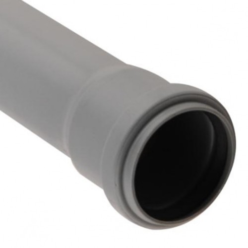 Патрубок канализационный PP-H компенсационный серый Дн 110 б/нап в/к VALFEX в Уфе
