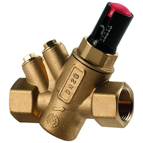 Клапан балансировочный латунный автоматический с внутренней резьбой 2,5 МПа R206A Giacomini 20 мм в Уфе