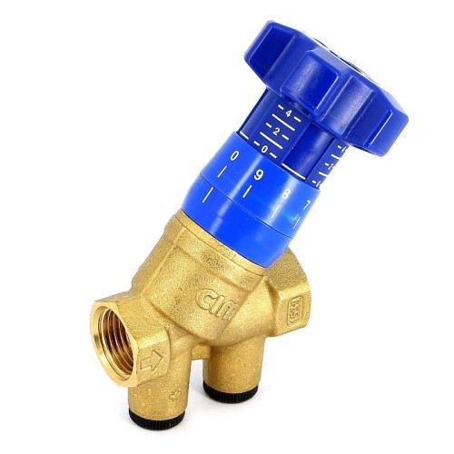 Клапан балансировочный латунный ручной с внутренней резьбой 2,5 МПа CIM 787OT Cimberio 32 мм в Уфе