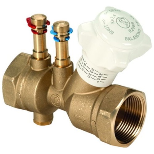 Клапан балансировочный латунный ручной с внутренней резьбой 2,5 МПа R206B Giacomini 15 мм в Уфе