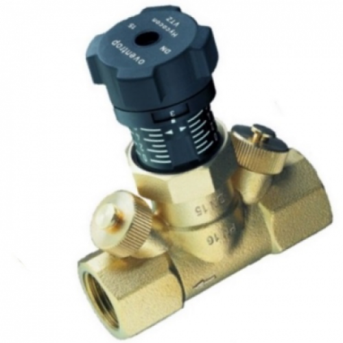 Клапан балансировочный латунный ручной с внутренней резьбой 1,6 МПа Hycocon VTZ Oventrop 32 мм в Уфе