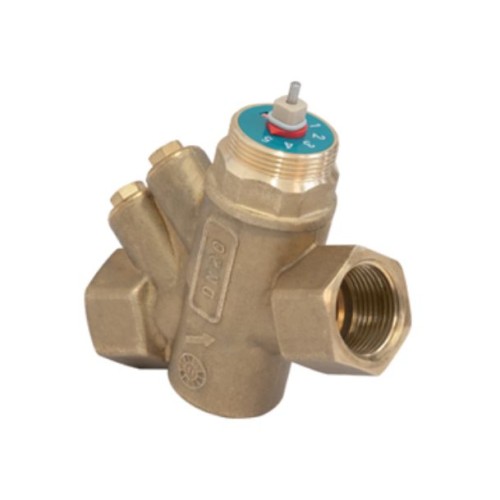 Клапан балансировочный латунный комбинированный с внутренней резьбой 2,5 МПа R206AM Giacomini 15 мм в Уфе