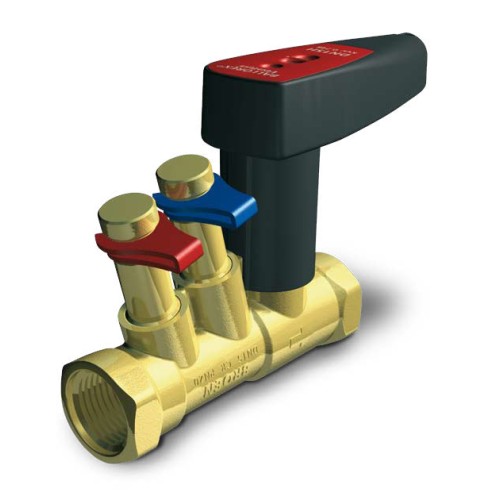 Клапан балансировочный латунный ручной с внутренней резьбой 2,5 МПа Ballorex Venturi FODRV Broen 20 мм в Уфе