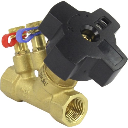 Клапан балансировочный латунный ручной с внутренней резьбой 1,6 МПа MVT-R LF Ридан 15 мм в Уфе