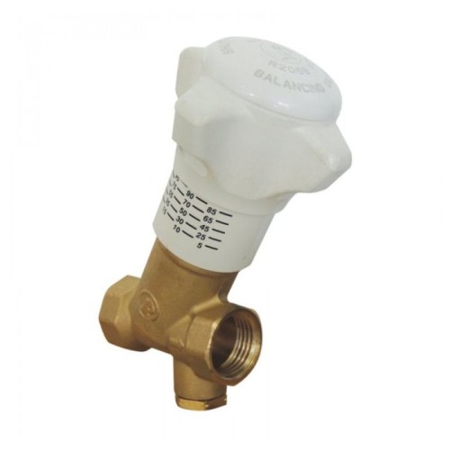 Клапан балансировочный латунный ручной с внутренней резьбой 2,5 МПа R206B-1 Giacomini 25 мм в Уфе