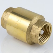 Клапан обратный латунный осевой пружинный с внутренней резьбой 2,5 МПа R60 Giacomini 32 мм 1 1/4"
