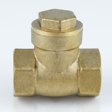 Клапан обратный латунный подъемный с внутренней резьбой 1,6 МПа 16б1бк Цветлит 32 мм 1"