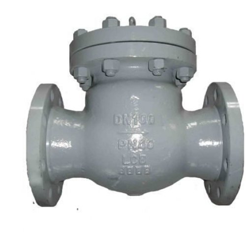Клапан обратный стальной поворотный фланцевый 4,0 МПа 19с53нж 100 мм в Уфе