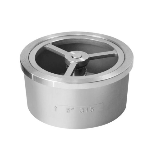 Клапан обратный нержавеющий осевой пружинный межфланцевый 4,0 МПа NVD-812R Ридан 15 мм в Уфе