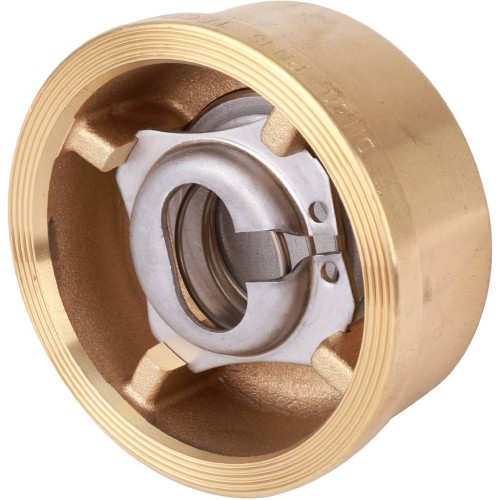 Клапан обратный латунный осевой пружинный межфланцевый 1,6 МПа CA7441 Tecofi 32х28 мм в Уфе