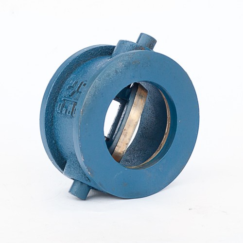 Клапан обратный чугунный поворотный межфланцевый 1,6 МПа 19ч21бр БЛМЗ 80 мм в Уфе