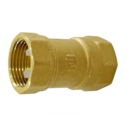 Клапан обратный латунный осевой пружинный с внутренней резьбой EPDM Эко 25 мм 1" в Уфе