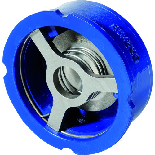 Клапан обратный чугунный осевой пружинный межфланцевый 1,6 МПа NVD-802R Ридан 65 мм в Уфе