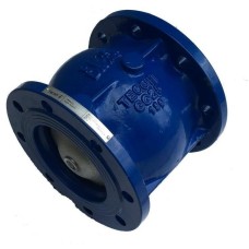 Клапан обратный чугунный Y-тип фланцевый 1,6 МПа NVD 402R Ридан 65х120 мм