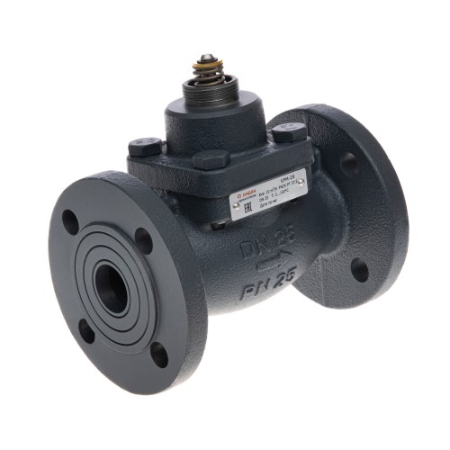 Клапан регулирующий чугуный двухходовой фланцевый 2,5 МПа VFM-2R Ридан 50х230 мм в Уфе