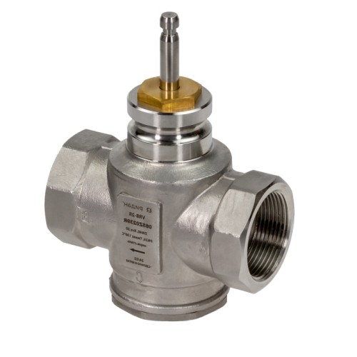 Клапан регулирующий нержавеющий трехходовой с внутренней резьбой 2,5 МПа VRB-3R Ридан 25х90 мм 1" в Уфе