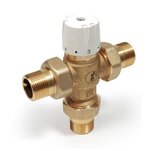 Клапан смесительный латунный термостатический седельный с наружной резьбой 1,0 МПа Giacomini 50х234 мм в Уфе