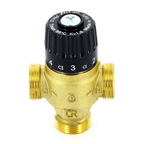 Клапан смесительный бронзовый термостатический с защитой с наружной резьбой 2,0 МПа Brawa-Mix Oventrop 20 мм 1" в Уфе