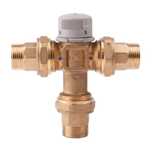 Клапан смесительный латунный термостатический седельный с наружной резьбой 1,0 МПа Icma 15х124 мм в Уфе