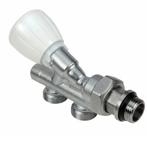 Клапан термостатический осевой угловой Ду-15 (1/2"-16) Ру-10 НР (НАР) с преднастройкой R440N Giacomini в Уфе