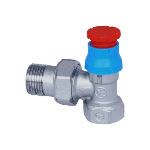 Клапан термостатический угловой Ду-20 Ру-10 ВР (ВН) с преднастройкой R401PTG Giacomini в Уфе