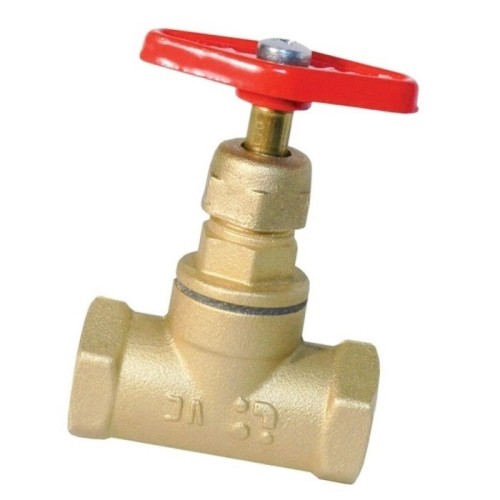 Клапан запорный латунный с внутренней резьбой 1,6 МПа 15б1п Цветлит 15х46 мм ТУ 206-3973235-01-93 в Уфе