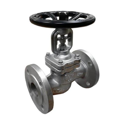 Клапан запорный сильфонный нержавеющий фланцевый 4,0 МПа KV35 Гранвент 400 мм в Уфе