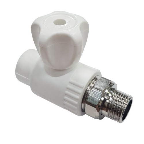 Клапан запорный PP-R наружная резьба 2,5 МПа VALFEX 20 мм 1/2" ГОСТ 32415-2013 в Уфе