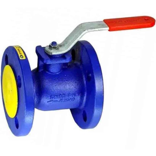 Кран шаровый чугунный фланцевый Ду-125 Ру-16 L=200мм полнопроходной Zetkama 565A в Уфе