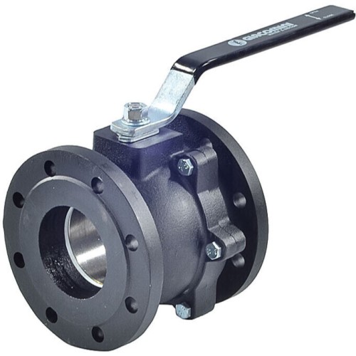 Кран шаровый чугунный фланцевый Ду-25 Ру-16 L=125мм полнопроходной Giacomini R740F в Уфе