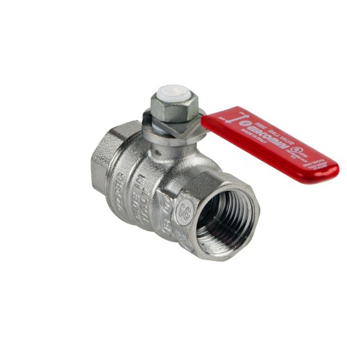 Кран запорный латунный полнопроходной с ручкой-рычагом ВР (ВН) Ру 42 R950 Giacomini 10 мм 3/8" в Уфе