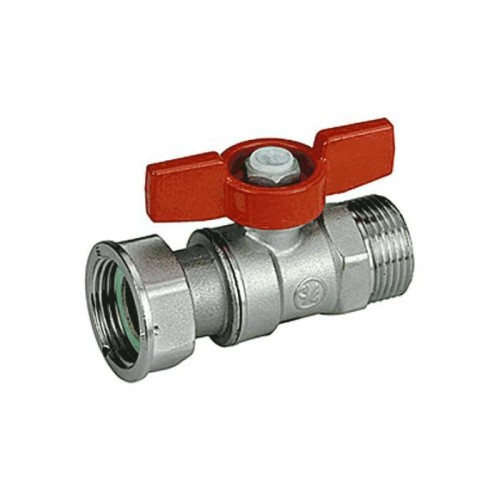 Кран запорный латунный стандартнопроходной с ручкой-бабочкой ВР-накидная гайка Ру 42 R251P Giacomini 15х76 мм 3/4" в Уфе