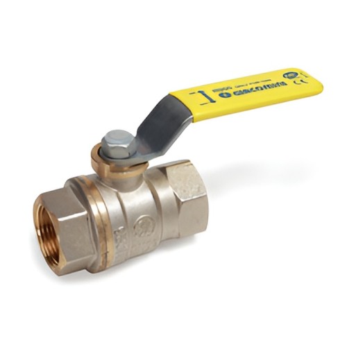 Кран запорный латунный полнопроходной с ручкой-рычагом ВР (ВН) Ру 5 R950 Giacomini 10 мм 3/8" в Уфе