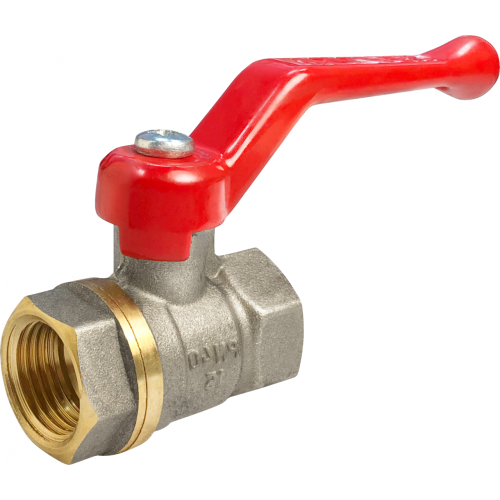 Кран запорный латунный стандартнопроходной с ручкой-рычагом ВР (ВН) Ру 16 ПРАКТИК 120 ГАЛЛОП 20 мм 3/4" в Уфе