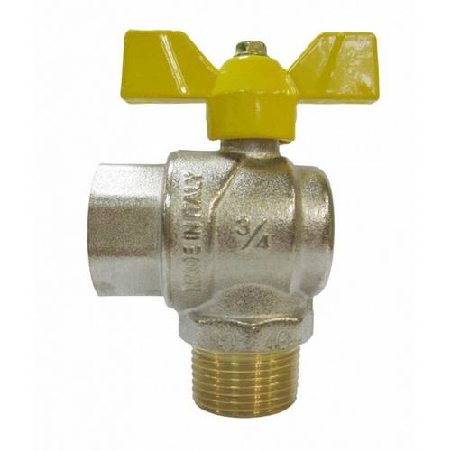 Кран запорный латунный полнопроходной с ручкой-бабочкой ВР-НР Ру 5 R780 Giacomini 15х50 мм 1/2" в Уфе