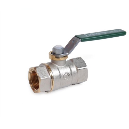 Кран запорный латунный полнопроходной с ручкой-рычагом ВР (ВН) Ру 42 R950W Giacomini 10 мм 3/8" в Уфе