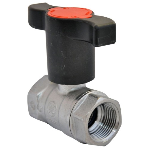 Кран шаровый латунный с Т-рукояткой полнопроходной с удлиненной ручкой ВР (ВН) Ру 35 R851TH Giacomini 10х46 мм 3/8" в Уфе