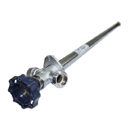 Кран водоразборный латунный незамерзающий стандартнопроходной без штуцера маховик НР Ру 10 15х450 мм 3/4" в Уфе