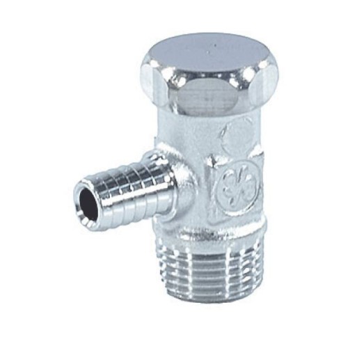 Кран шаровый латунный сливной стандартнопроходной НР-штуцер Ру 10 R65D Giacomini 10 мм 3/8" в Уфе