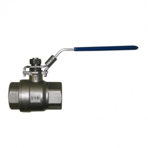 Кран шаровый нержавеющий ВР (ВН) полнопроходной Ру 40 AISI 316 ABRA 8х40,2 мм 1/4" в Уфе