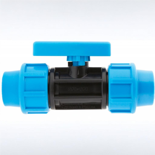 Компрессионный кран ПНД Дн 25-25 Ру-16 Джилекс в Уфе