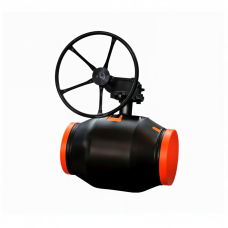 Кран запорный стальной под приварку с редуктором стандартнопроходной Ст20 КШТ.12. АДЛ 500х970 мм